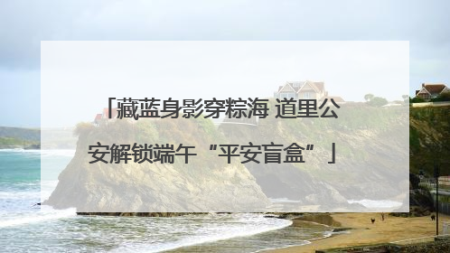 藏蓝身影穿粽海 道里公安解锁端午“平安盲盒”