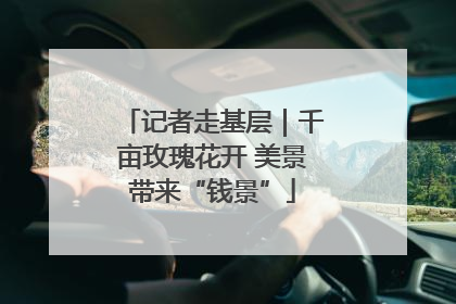 记者走基层｜千亩玫瑰花开 美景带来“钱景”