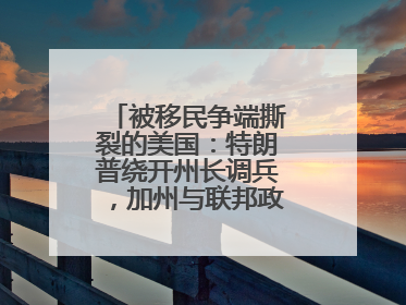 被移民争端撕裂的美国：特朗普绕开州长调兵，加州与联邦政府正面对抗
