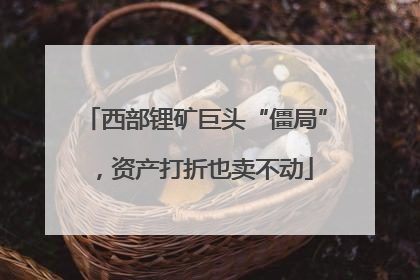 西部锂矿巨头“僵局”，资产打折也卖不动