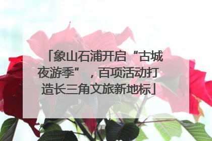 象山石浦开启“古城夜游季”，百项活动打造长三角文旅新地标