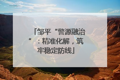 邹平“警源融治”：精准化解，筑牢稳定防线