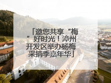 邀您共享“梅”好时光！漳州开发区举办杨梅采摘季嘉年华