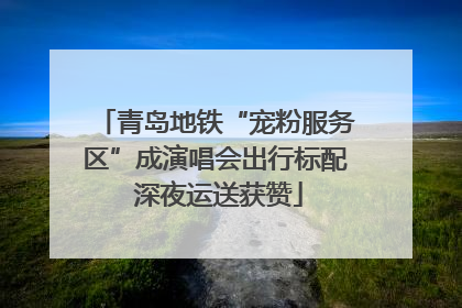 青岛地铁“宠粉服务区”成演唱会出行标配 深夜运送获赞