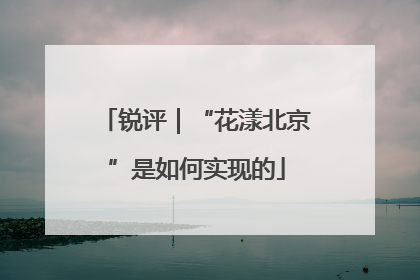 锐评｜“花漾北京”是如何实现的