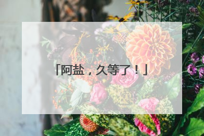 阿盐，久等了！