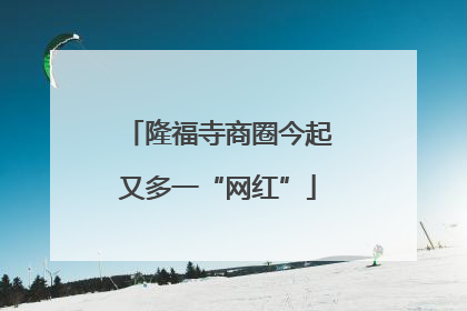隆福寺商圈今起又多一“网红”