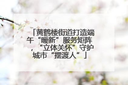 黄鹤楼街道打造端午“暖新”服务矩阵，“立体关怀”守护城市“摆渡人”