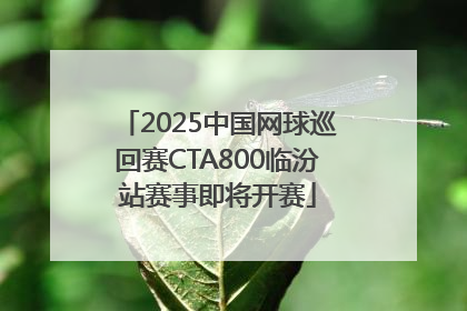 2025中国网球巡回赛CTA800临汾站赛事即将开赛