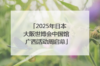 2025年日本大阪世博会中国馆广西活动周启幕