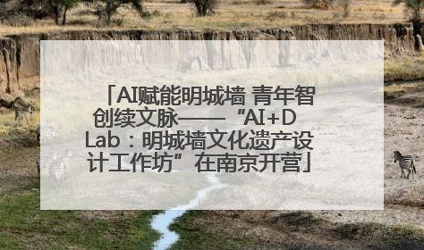 AI赋能明城墙 青年智创续文脉——“AI+D Lab：明城墙文化遗产设计工作坊”在南京开营